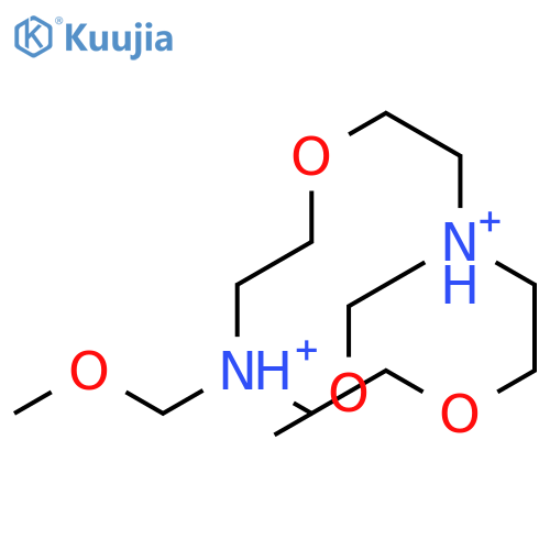 1,7-Dioxa-4,10-diazacyclododecane,4,10-bis(methoxymethyl)- structure
