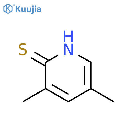3,5-dimethyl-1,2-dihydropyridine-2-thione structure