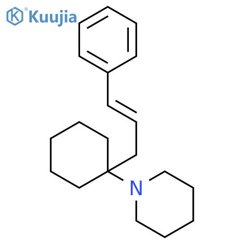 Piperidine,1-[1-(3-phenyl-2-propen-1-yl)cyclohexyl]- structure