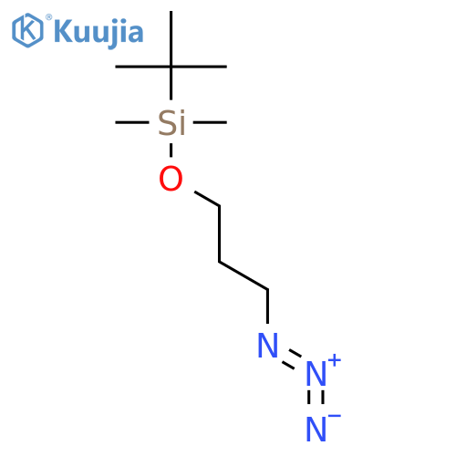 (3-azidopropoxy)(tert-butyl)dimethylsilane structure