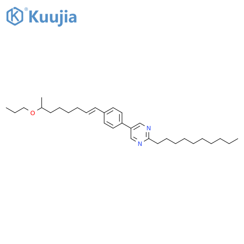 PYRIMIDINE, 2-DECYL-5-[4-(7-PROPOXY-1-OCTENYL)PHENYL]- structure