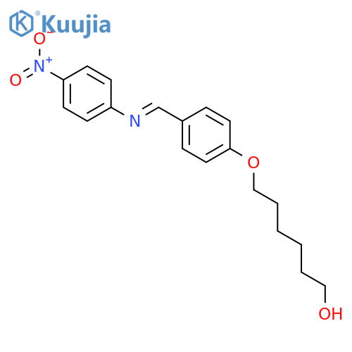 6-(4-{(E)-[(4-Nitrophenyl)imino]methyl}phenoxy)hexan-1-ol structure