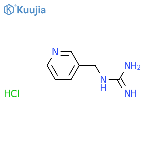 N-(3-pyridinylmethyl)-Guanidine hydrochloride structure