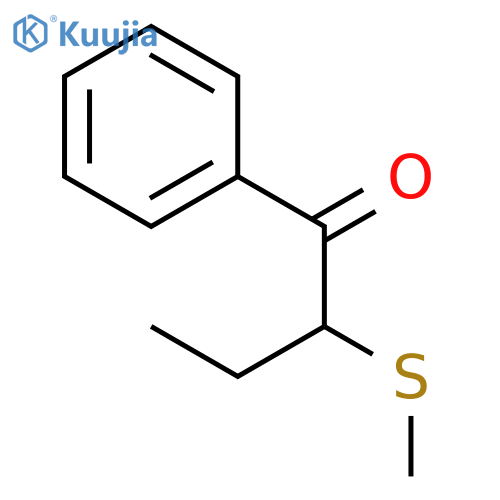 1-Butanone,2-(methylthio)-1-phenyl- structure