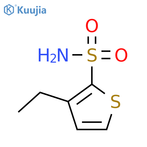 3-ethylthiophene-2-sulfonamide structure