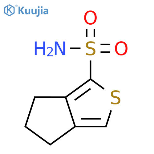 4H-Cyclopenta[c]thiophene-1-sulfonamide, 5,6-dihydro- structure