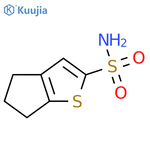 4H,5H,6H-cyclopentabthiophene-2-sulfonamide structure
