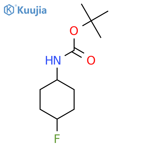 Tert-butyl (4-fluorocyclohexyl)carbamate structure