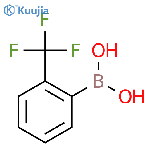 o-Trifluoromethylphenylboronic Acid structure