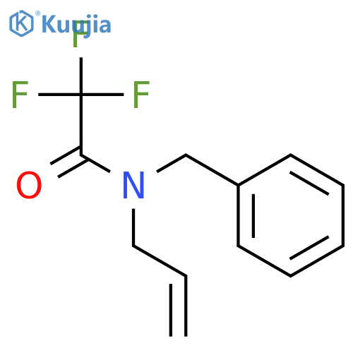 Acetamide, 2,2,2-trifluoro-N-(phenylmethyl)-N-2-propenyl- structure