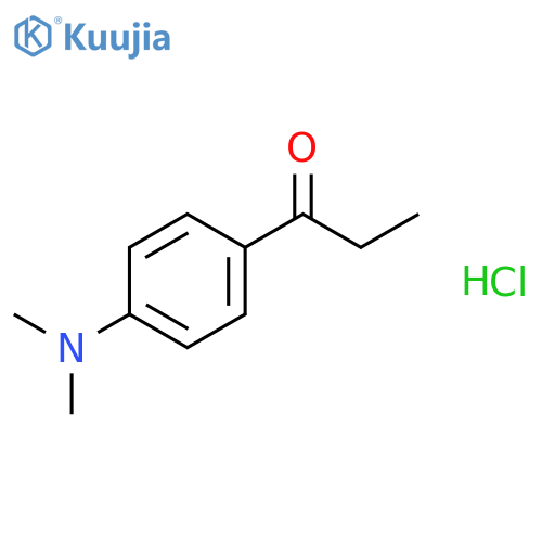 1-Propanone, 1-[4-(dimethylamino)phenyl]-, hydrochloride structure