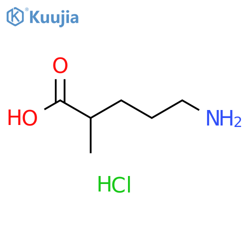 5-amino-2-methylpentanoic acid hydrochloride structure