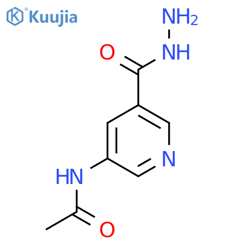 N-5-(hydrazinecarbonyl)pyridin-3-ylacetamide structure