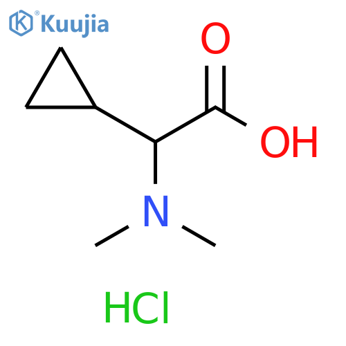 2-cyclopropyl-2-(dimethylamino)acetic acid hydrochloride structure