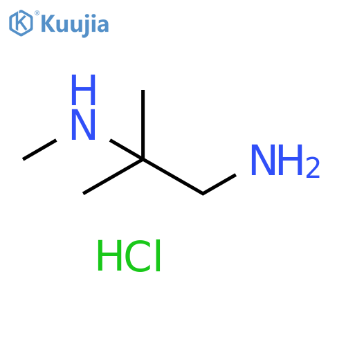 (1-amino-2-methylpropan-2-yl)(methyl)amine dihydrochloride structure