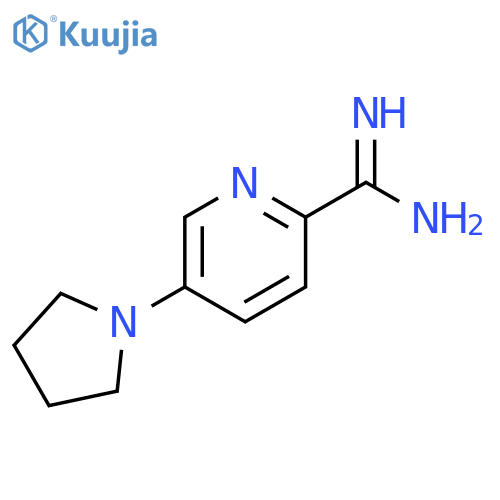 5-(pyrrolidin-1-yl)pyridine-2-carboximidamide structure