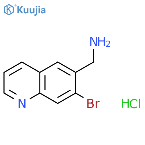 (7-bromoquinolin-6-yl)methanamine dihydrochloride structure