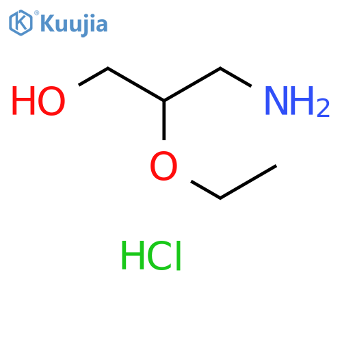 3-Amino-2-ethoxypropan-1-ol hydrochloride structure
