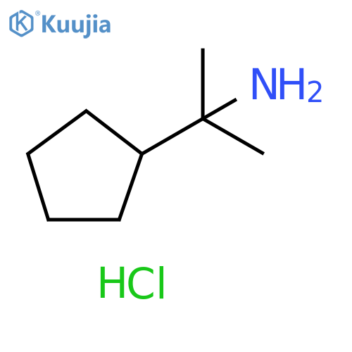 2-Cyclopentylpropan-2-amine hydrochloride structure