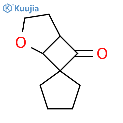 4-oxaspiro[bicyclo[3.2.0]heptane-6,1'-cyclopentan]-7-one structure