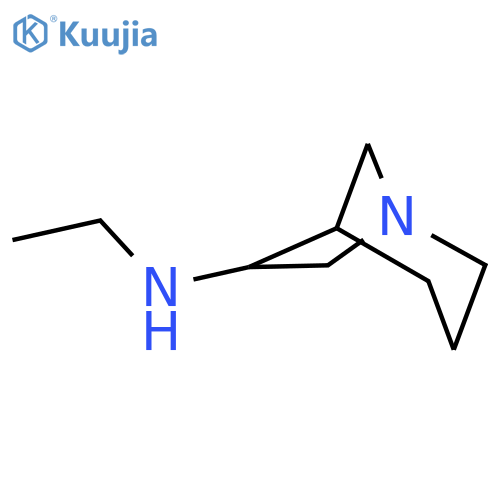 N-ethyl-1-azabicyclo[3.2.1]octan-6-amine structure