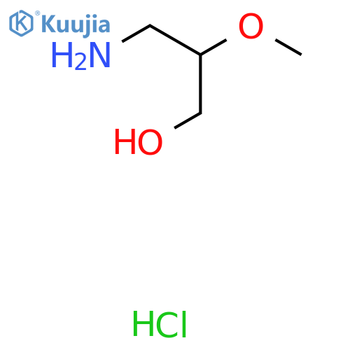 3-Amino-2-methoxypropan-1-ol hydrochloride structure