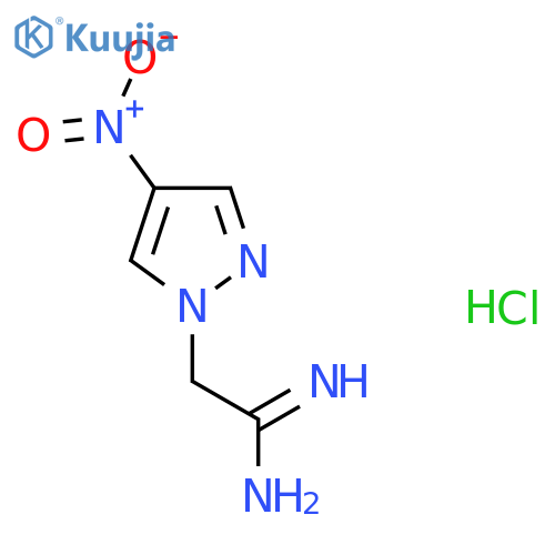 2-(4-nitro-1H-pyrazol-1-yl)ethanimidamide hydrochloride structure