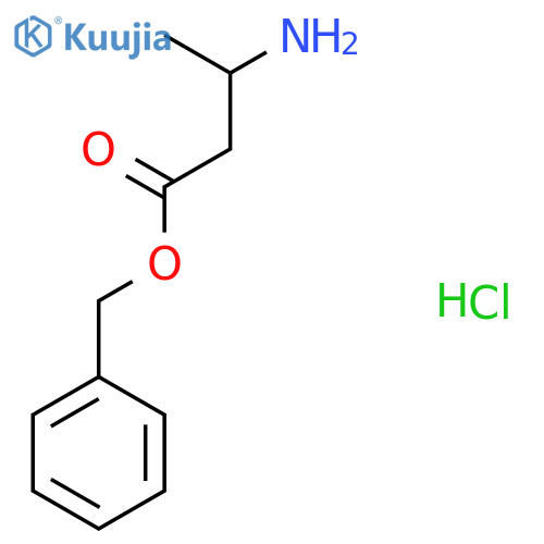 Benzyl 3-aminobutanoate hydrochloride structure
