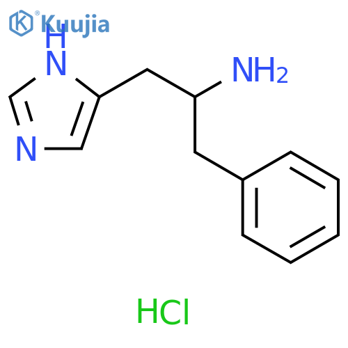 1-(1H-imidazol-4-yl)-3-phenylpropan-2-amine dihydrochloride structure