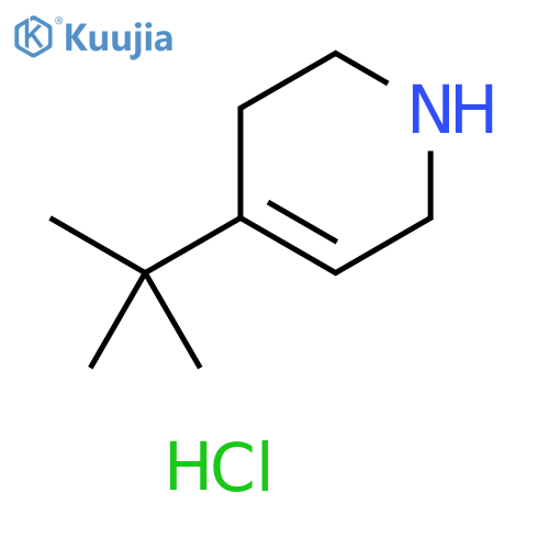 4-tert-butyl-1,2,3,6-tetrahydropyridine hydrochloride structure