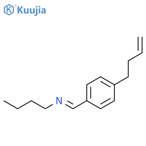 1-Butanamine, N-[[4-(3-butenyl)phenyl]methylene]- structure