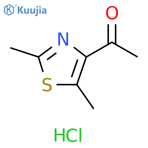 1-(dimethyl-1,3-thiazol-4-yl)ethan-1-one hydrochloride structure