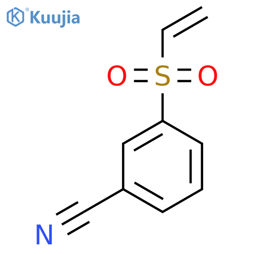 3-(Ethenesulfonyl)benzonitrile structure