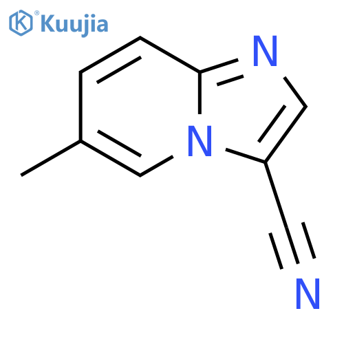 6-methylimidazo[1,2-a]pyridine-3-carbonitrile structure