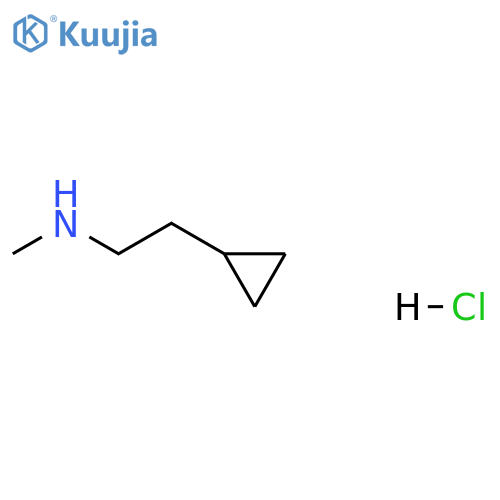 (2-cyclopropylethyl)(methyl)amine hydrochloride structure