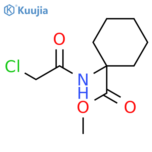 methyl 1-(2-chloroacetamido)cyclohexane-1-carboxylate structure