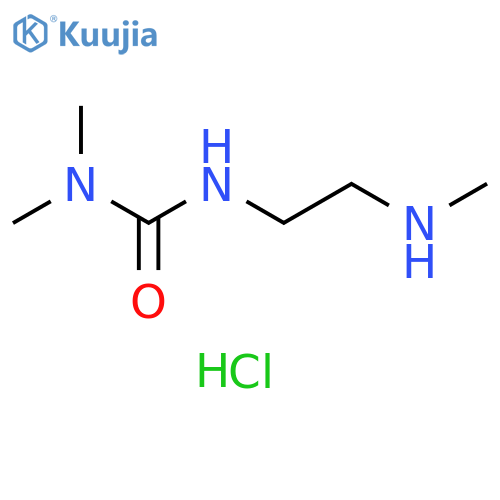 1,1-dimethyl-3-2-(methylamino)ethylurea hydrochloride structure