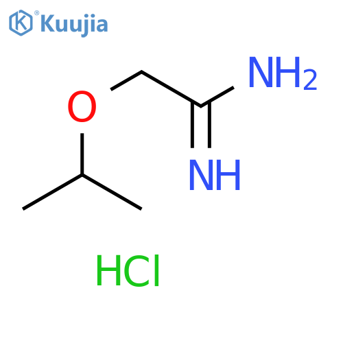 2-(propan-2-yloxy)ethanimidamide hydrochloride structure