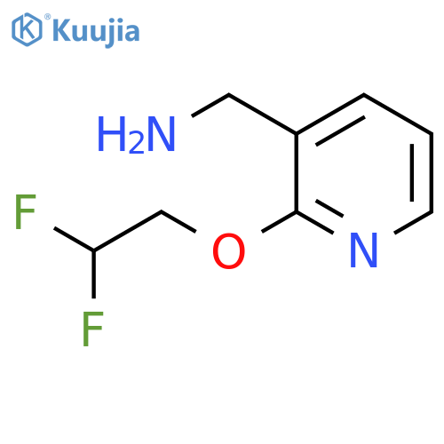 2-(2,2-difluoroethoxy)pyridin-3-ylmethanamine structure