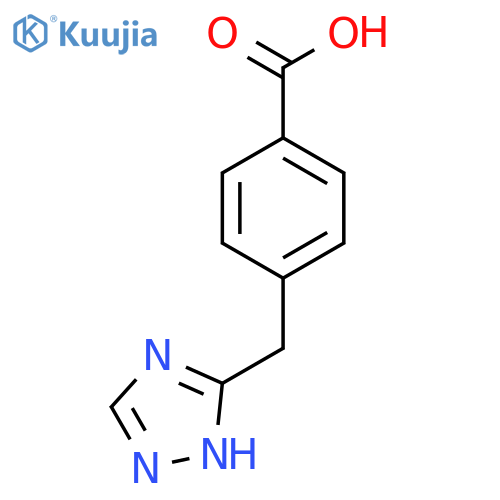 4-(4H-1,2,4-triazol-3-ylmethyl)benzoic acid structure