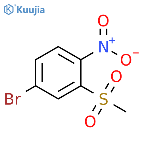 4-Bromo-2-methanesulfonyl-1-nitrobenzene structure
