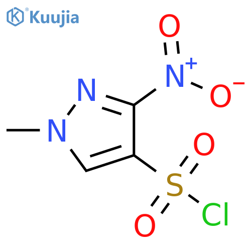 1-methyl-3-nitro-1H-pyrazole-4-sulfonyl chloride structure