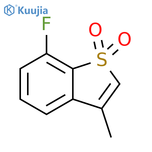 7-fluoro-3-methyl-1lambda6-benzothiophene-1,1-dione structure