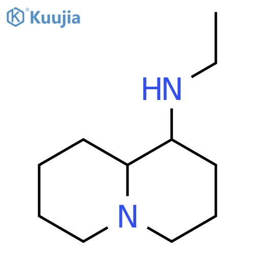N-ethyl-octahydro-1H-quinolizin-1-amine structure