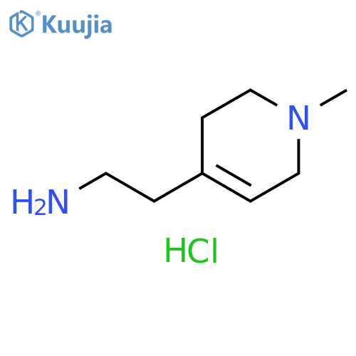 2-(1-methyl-1,2,3,6-tetrahydropyridin-4-yl)ethan-1-amine dihydrochloride structure