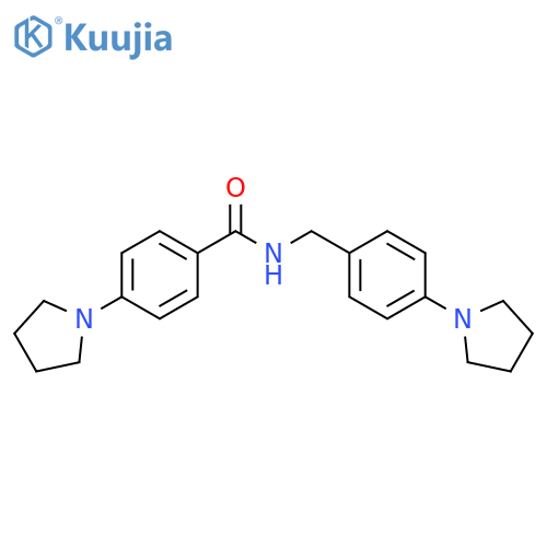 N-(4-Pyrrolidinobenzyl) 4-pyrrolidinobenzaMide structure