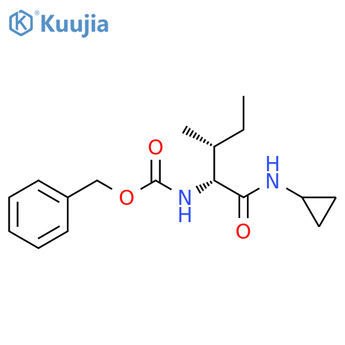 Z-N-Cyclopropyl-L-Isoleucinamide structure