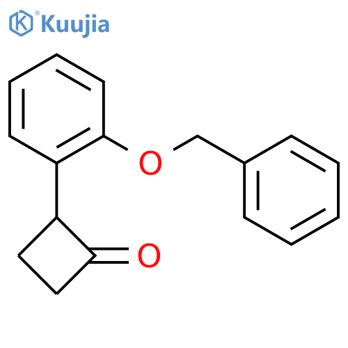 2-2-(Benzyloxy)phenylcyclobutan-1-one structure