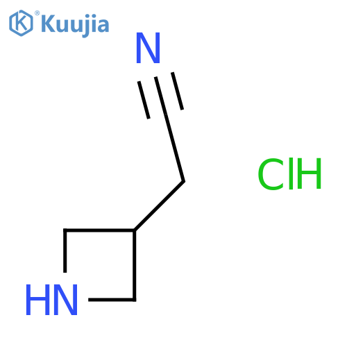 2-(Azetidin-3-yl)acetonitrile hydrochloride structure