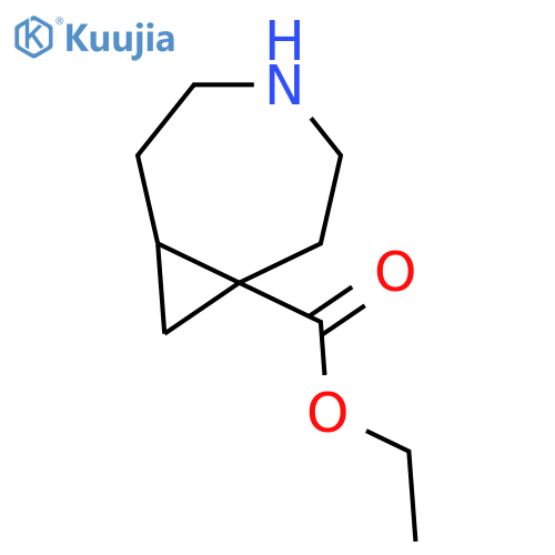 ethyl 4-azabicyclo5.1.0octane-1-carboxylate structure